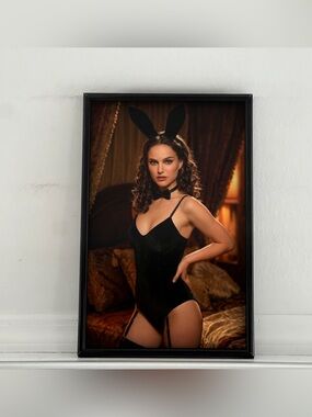 Natalie Portman pinup girl Art Poster